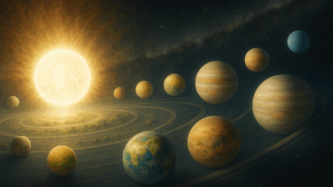 🌌 “The Reckoning Solar System” — A Vision of Heaven and Hell in the Cosmos ( Only Allah All Mighty Knows The Unknown These Are Thoughts In His Might.  )